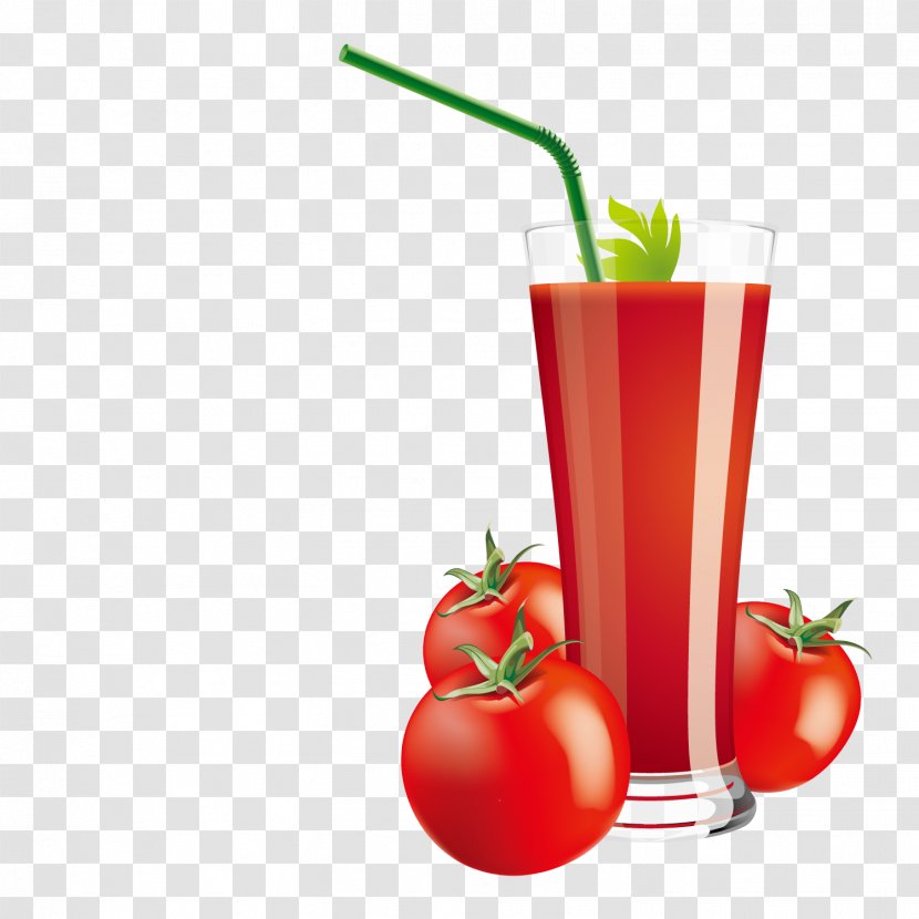 Tomato Juice Cherry Fruit - Gratis Transparent PNG