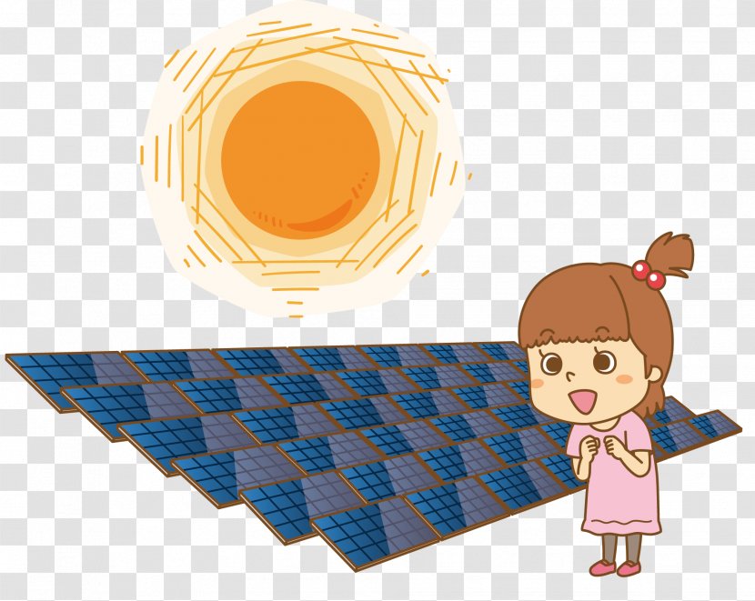 Photovoltaics Sunlight Earth Homo Sapiens Human Behavior - Cartoon - Kids Branding Transparent PNG