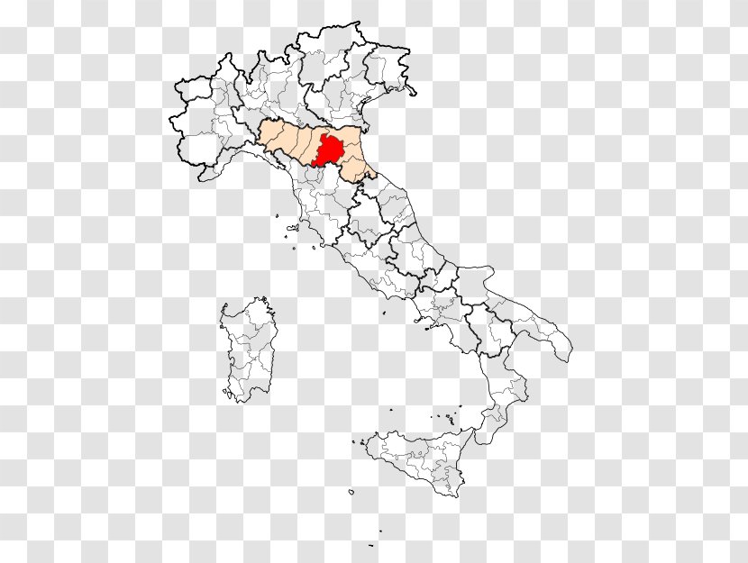 Regions Of Italy Province Nuoro Piacenza Sassari Iglesias - Diagram - Map Transparent PNG