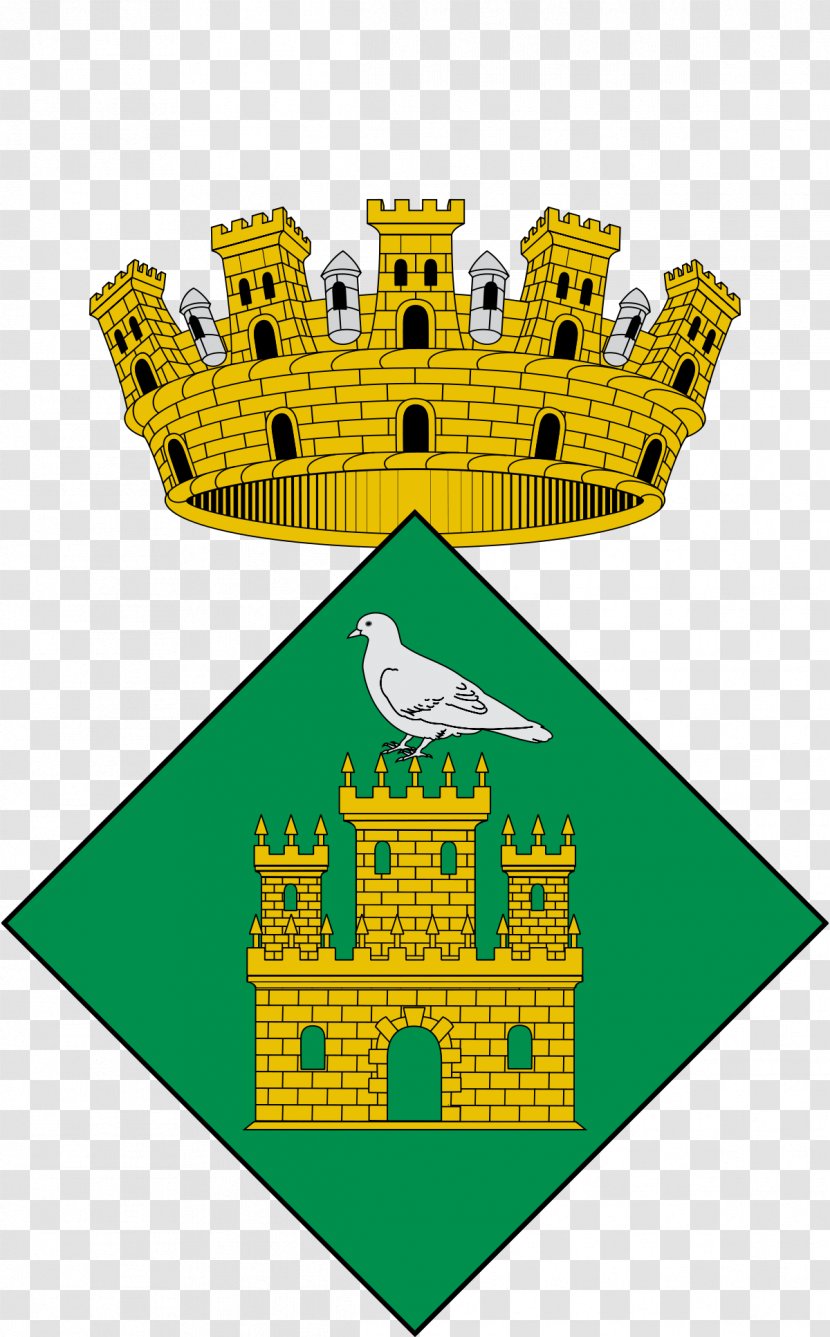 Escut De Santa Coloma Farners El Prat Llobregat Cornellà Coat Of Arms - Yellow - Colom Transparent PNG