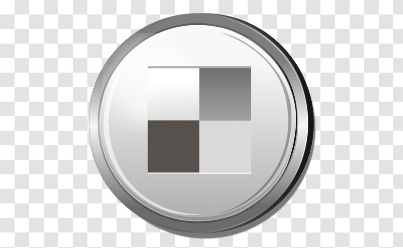 Silver - Button - Rectangle Transparent PNG