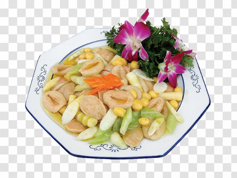 Cap Cai Vegetarian Cuisine Ginkgo Biloba Download - Food - Abalone Fried Fresh Bamboo Transparent PNG
