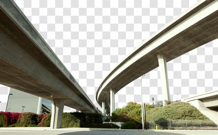 Interstate 10 US Highway System Overpass Controlled-access - Architecture - Modern City Viaduct Transparent PNG