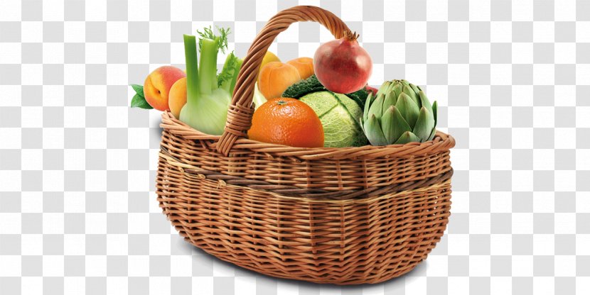 Vegetable Food Gift Baskets Fruit - Wicker Transparent PNG