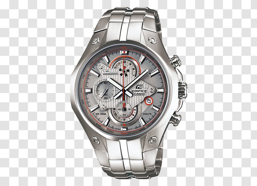 Casio Edifice Watch Clock Chronograph - Brand Transparent PNG