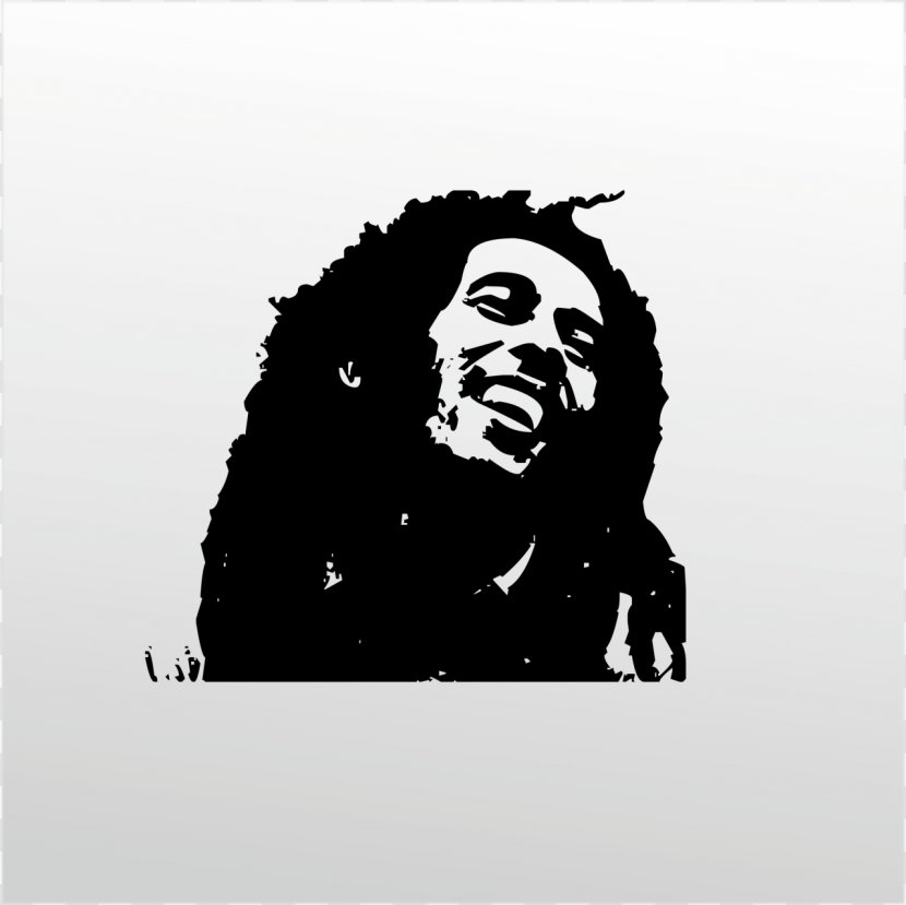 Drawing Reggae Clip Art - Silhouette - Bob Marley Transparent PNG