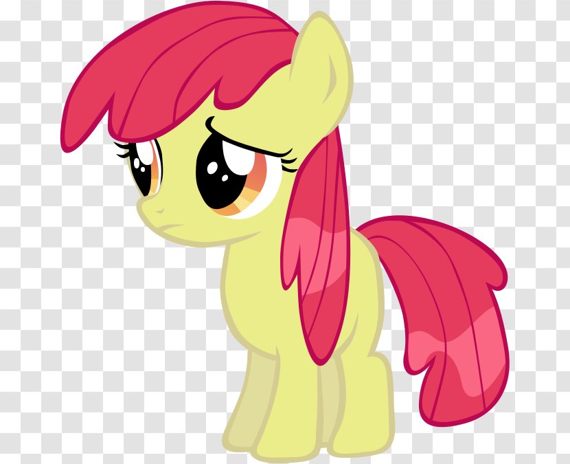 Pony Apple Bloom Image Horse Sweetie Belle - Sadness Transparent PNG