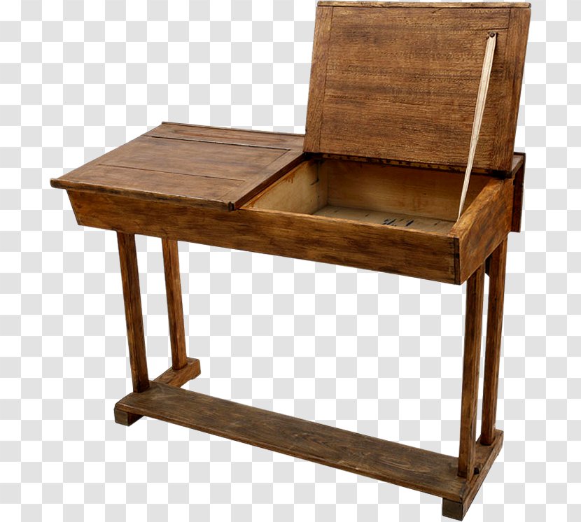 Writing Desk Office Chair - Rectangle - Vintage Wood,Clamshell,desk Transparent PNG