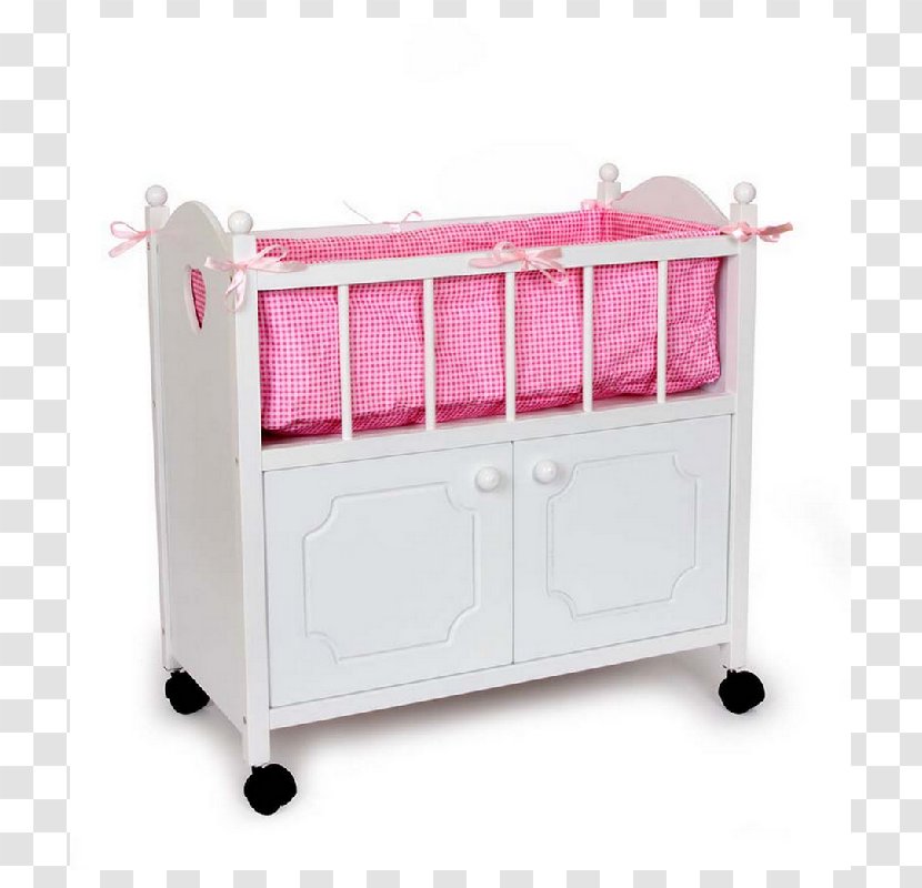 Peg Wooden Doll Toy Cots Armoires & Wardrobes - Pink Transparent PNG