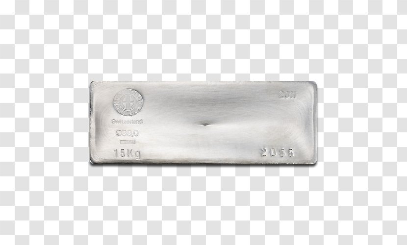 Metal Material Rectangle - Silver Transparent PNG