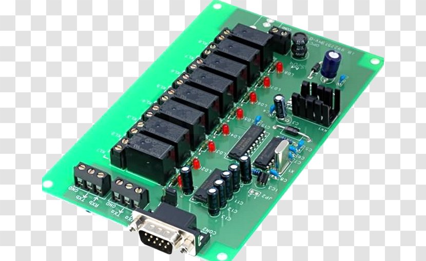Microcontroller Electronic Engineering Electronics Transistor Electrical Network - Serial Port Transparent PNG