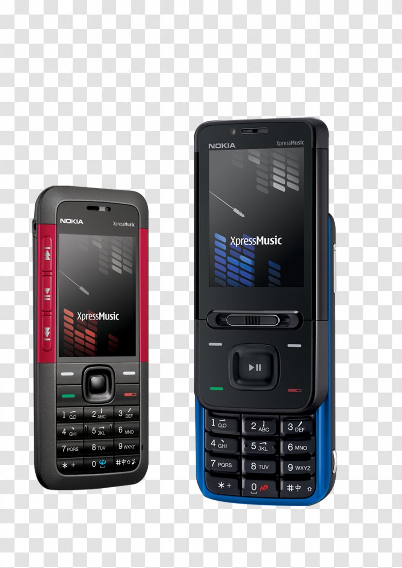 Nokia 5310 5610 XpressMusic N81 5800 N95 - Xpressmusic - Red And Black Vintage Phone Transparent PNG