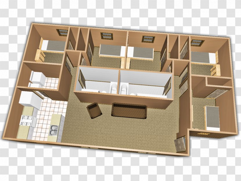 Baker College Of Flint Campus Village Apartments Dormitory - Apartment Transparent PNG