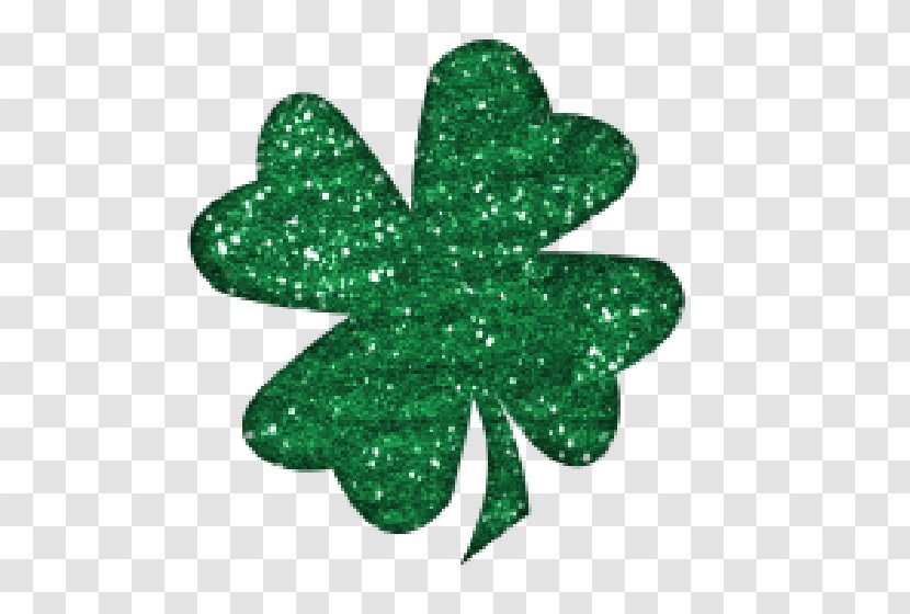 Saint Patrick's Day Four-leaf Clover T-shirt Shamrock - Child - Gliter Transparent PNG