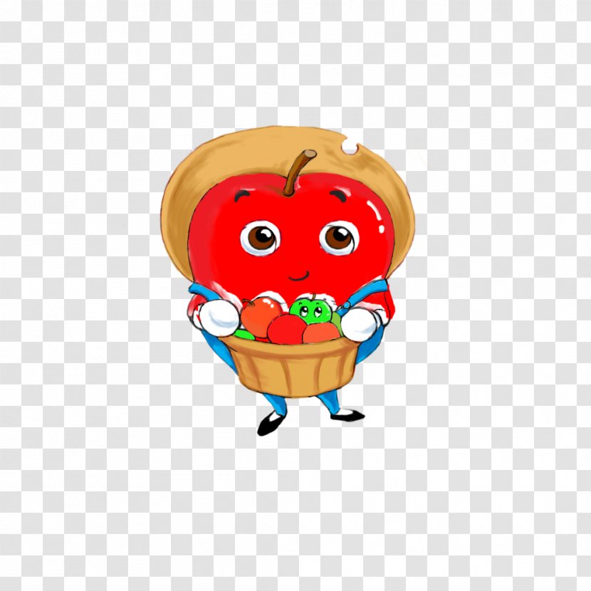 Icon - Orange - Red Apple Transparent PNG