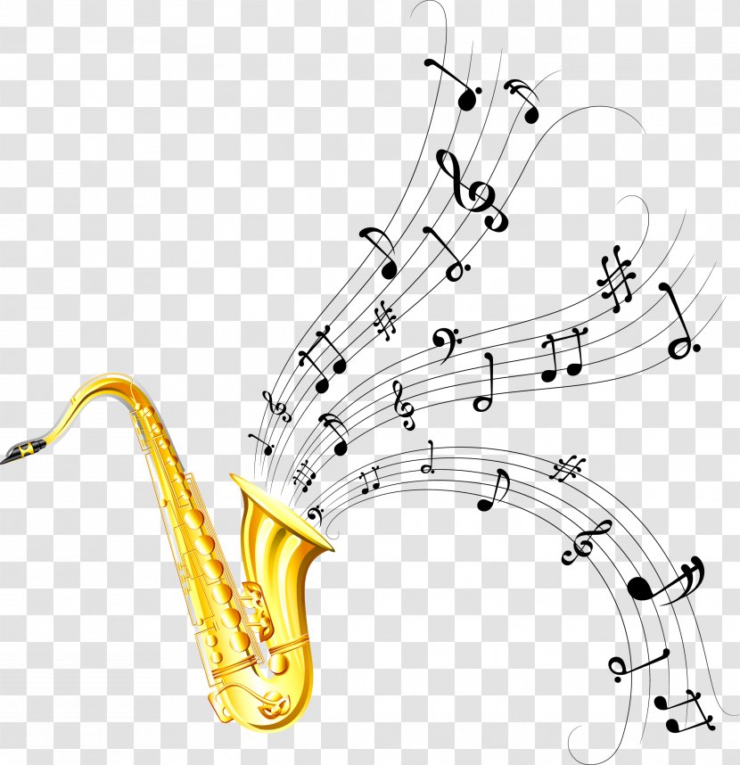 Musical Instrument Note Clip Art - Silhouette - Sas Brass Spectrum Transparent PNG