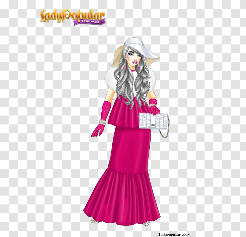 Lady Popular Costume Clothing Dress Fashion - Heart Transparent PNG