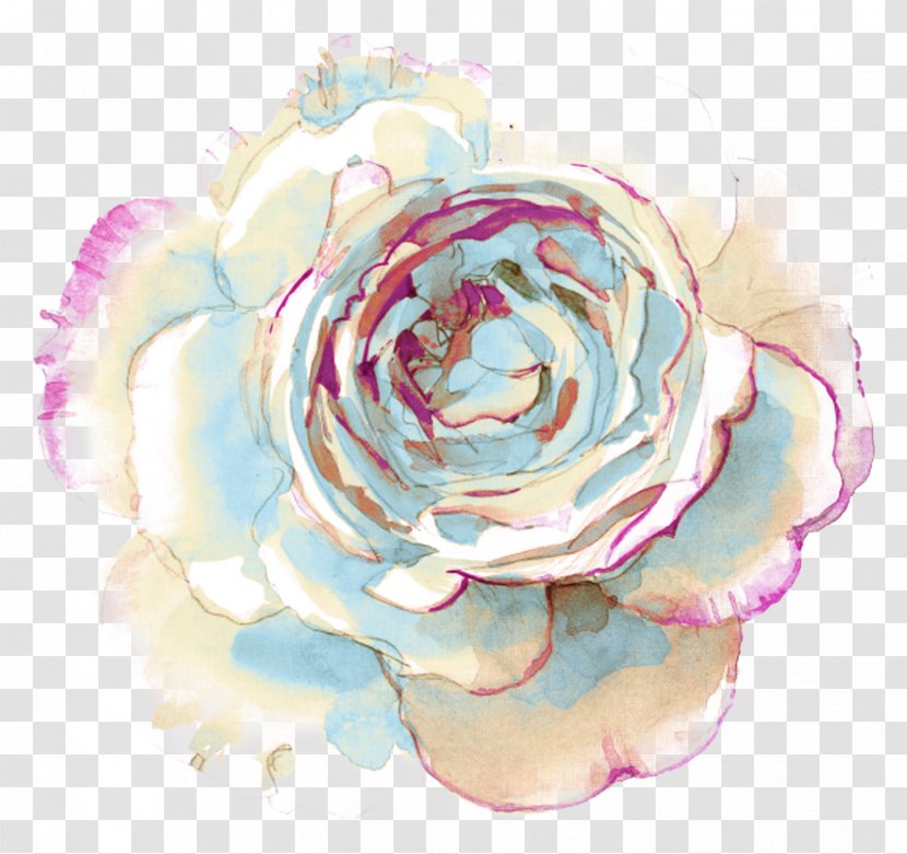 Flower Fashion Polyvore Clip Art - Watercolour Transparent PNG