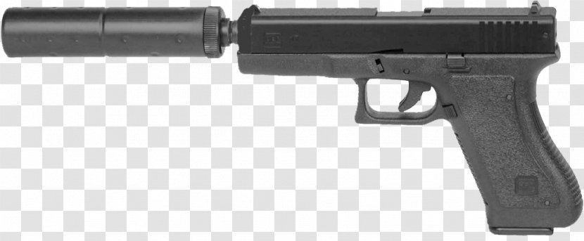 GLOCK 17 Pistol Weapon 9×19mm Parabellum - Airsoft Transparent PNG
