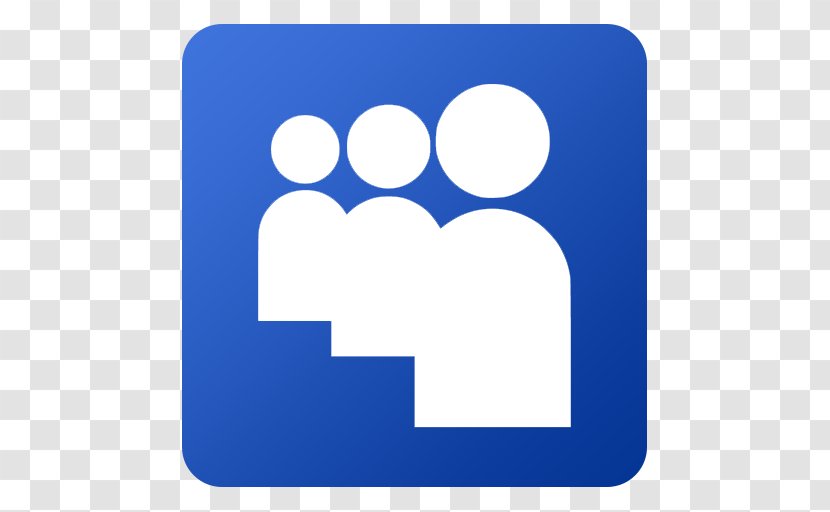 Electric Blue Square Text Symbol - Social Network - Myspace Transparent PNG