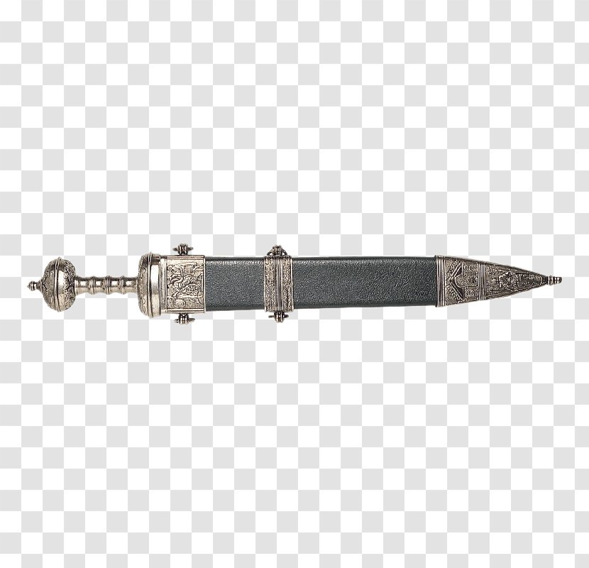 Sword Weapon Dagger Gladius Scabbard - Spear - Swords Transparent PNG