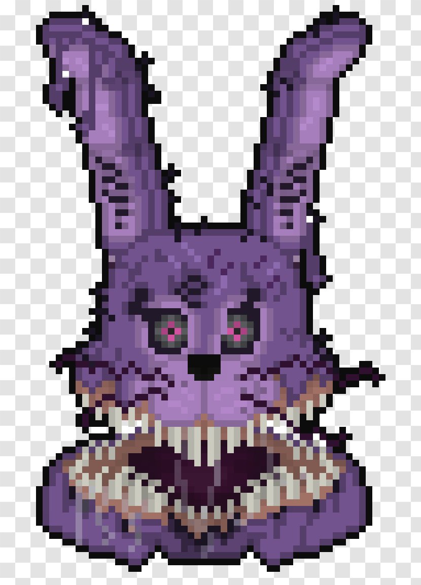 Five Nights At Freddy's: The Twisted Ones Minecraft Pixel Art Freddy's 2 - Whiskers Transparent PNG