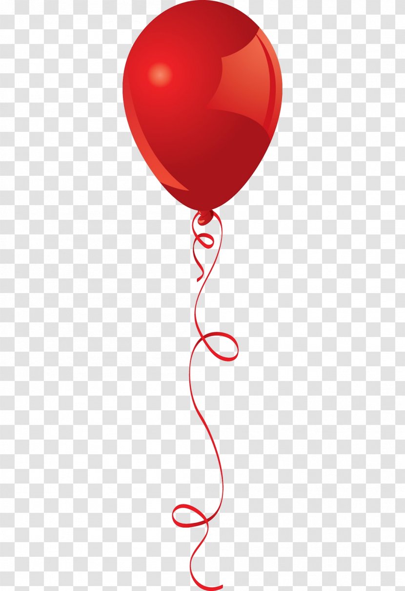 Gas Balloon Clip Art - Red Transparent PNG