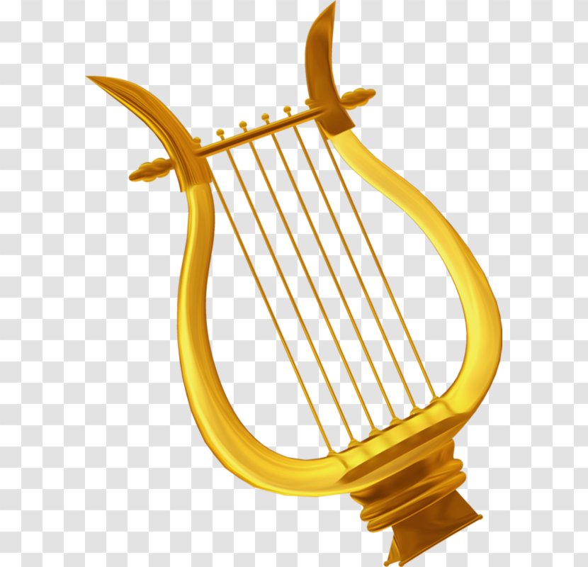 Musical Instrument Harp - Frame - A Transparent PNG