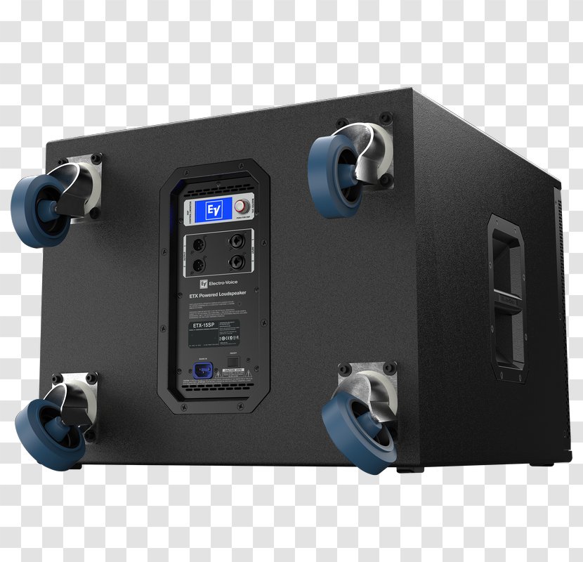 Electro-Voice Loudspeaker Subwoofer Class-D Amplifier Powered Speakers - Audio Equipment - Bass Volume Transparent PNG