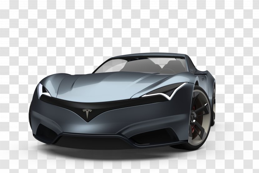 Supercar Tesla Model S Motors - Personal Luxury Car Transparent PNG