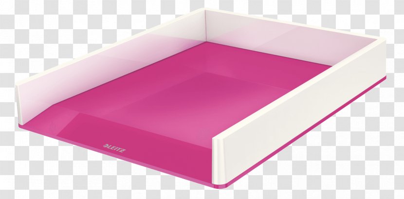 White Pink Esselte Leitz GmbH & Co KG Desk Office Supplies - Tray Transparent PNG