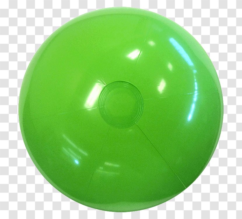 Beach Ball Green Plastic Lime Transparent PNG