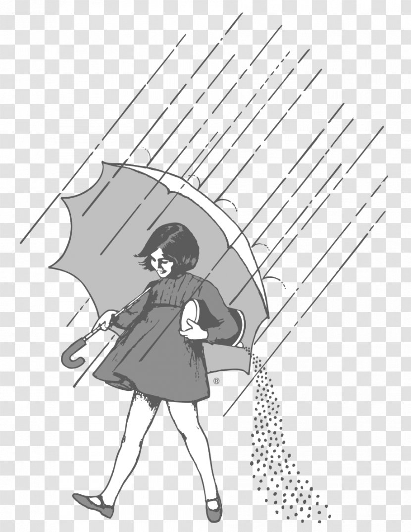 Morton Salt Logo Clip Art Image Black And White - Drawing - Remember History Transparent PNG