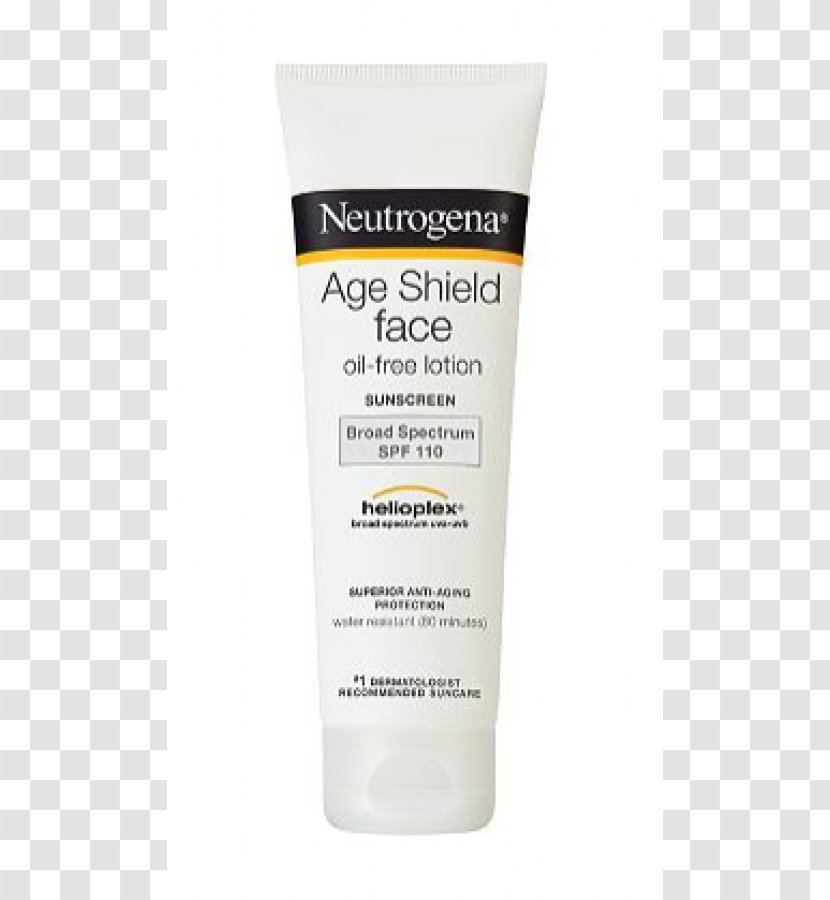 Sunscreen Lotion Neutrogena Men Age Fighter Face Moisturizer Skin Care - Cream Transparent PNG