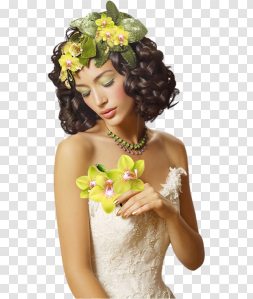 Floral Design Woman Бойжеткен Flower Bride - Gown Transparent PNG