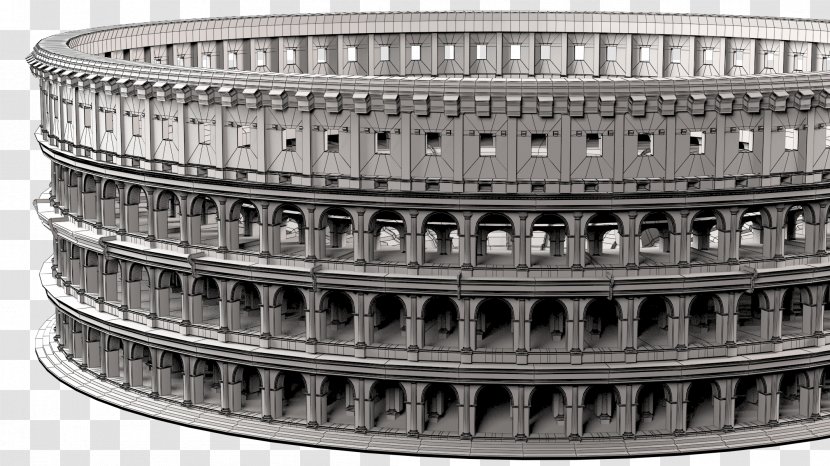 Colosseum Building CGTrader 3D Modeling - Ruins Transparent PNG