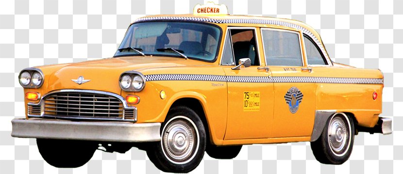 Taxi Checker Motors Corporation Marathon New York City Yellow Cab - Yw Transparent PNG
