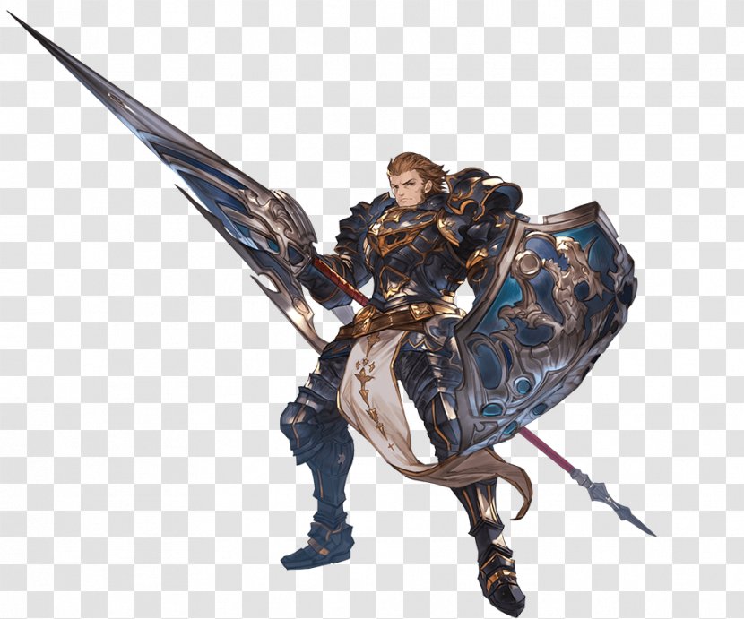Granblue Fantasy Character Game Art - Cold Weapon - Lance Transparent PNG