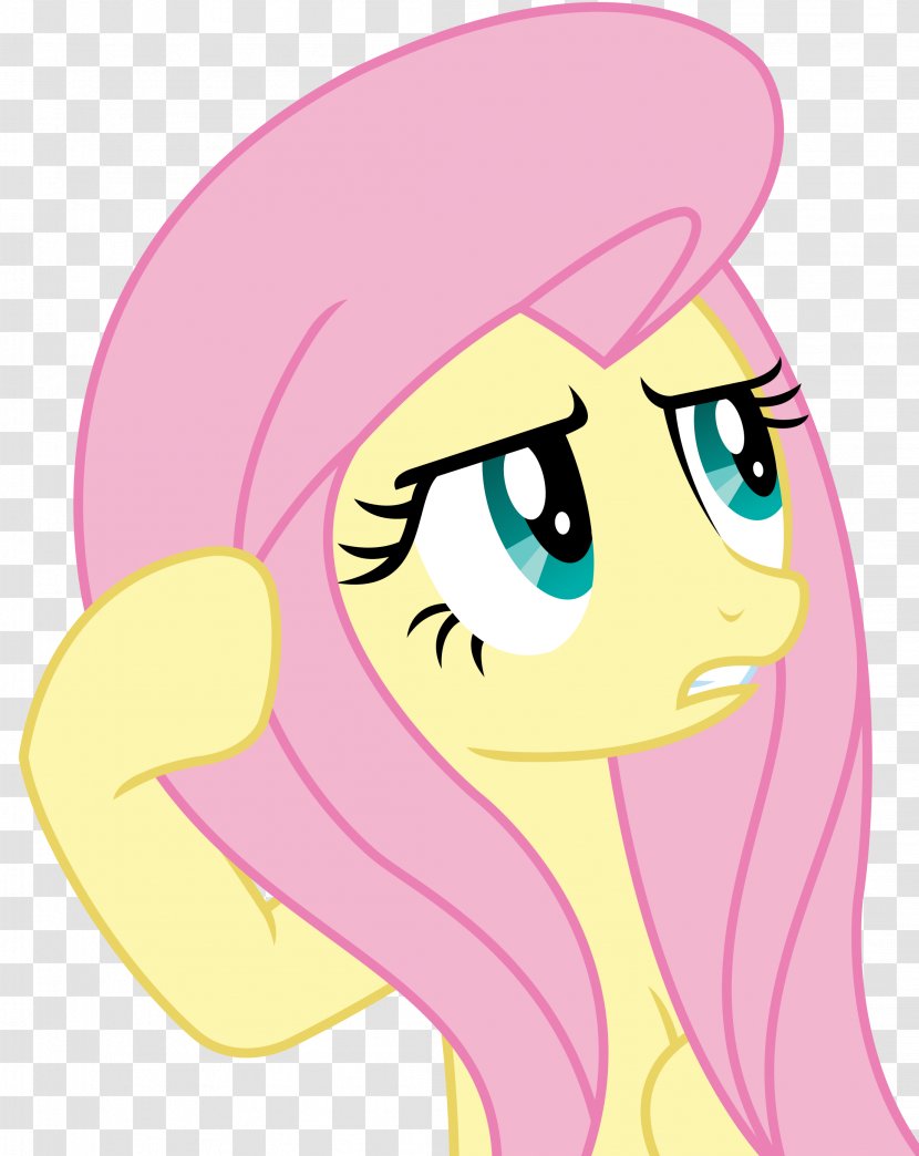 My Little Pony Fluttershy Horse Equestria - Silhouette Transparent PNG