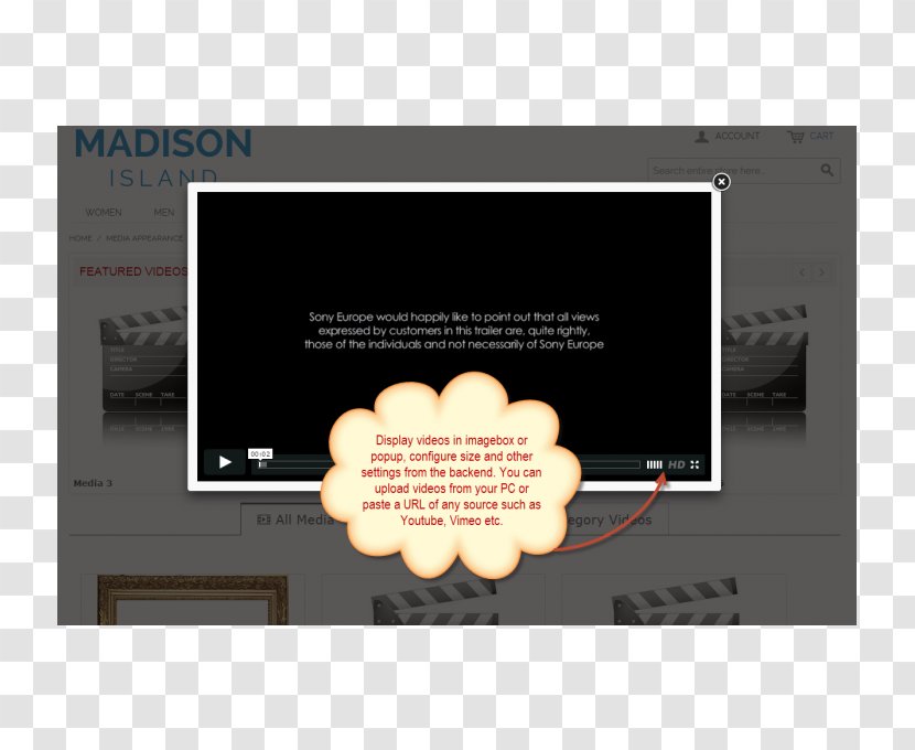 Magento Multimedia Video YouTube - Text - Registered Agent Transparent PNG