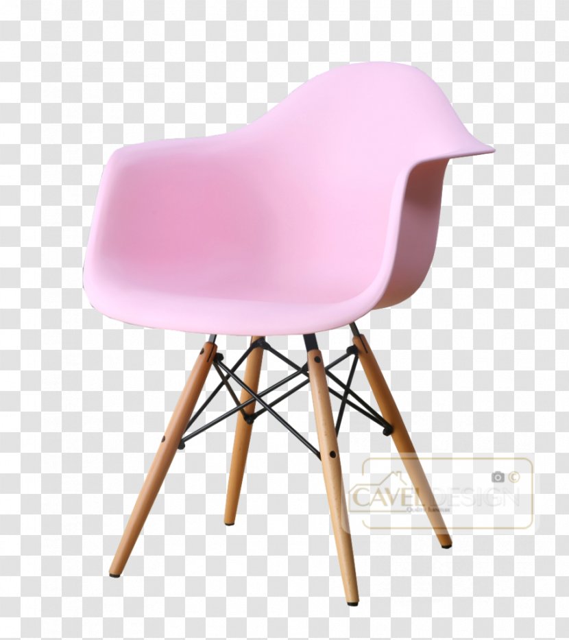 Eames Lounge Chair Charles And Ray Fiberglass Armchair Industrial Design - Pink Transparent PNG