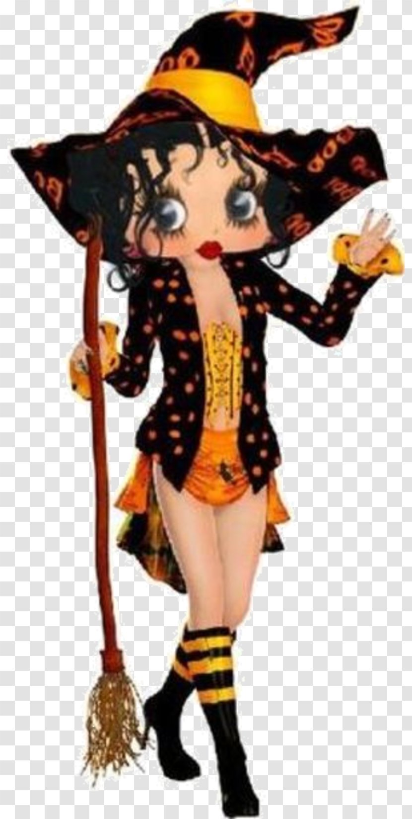 Betty Boop Animation Cartoon Halloween - Costume Design Transparent PNG