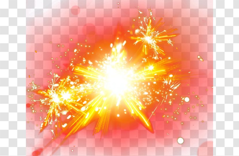 Fireworks Color Fundal - Gold Transparent PNG