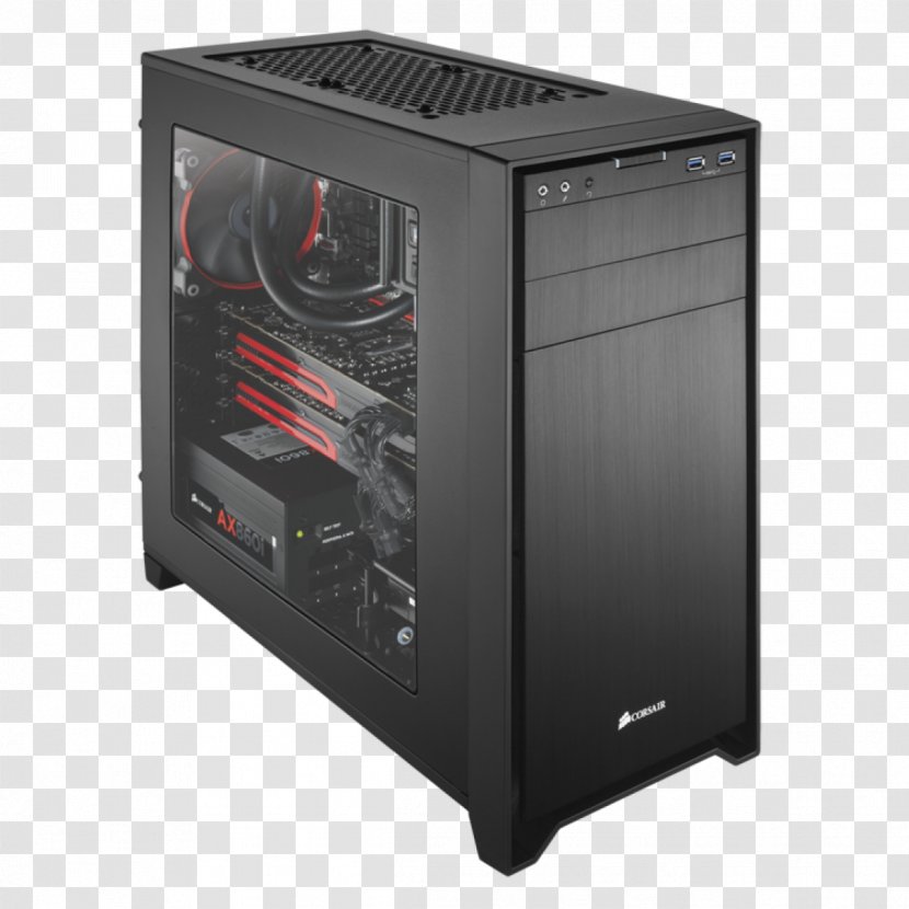 Computer Cases & Housings MicroATX Corsair Components Power Supply Unit - Personal Transparent PNG