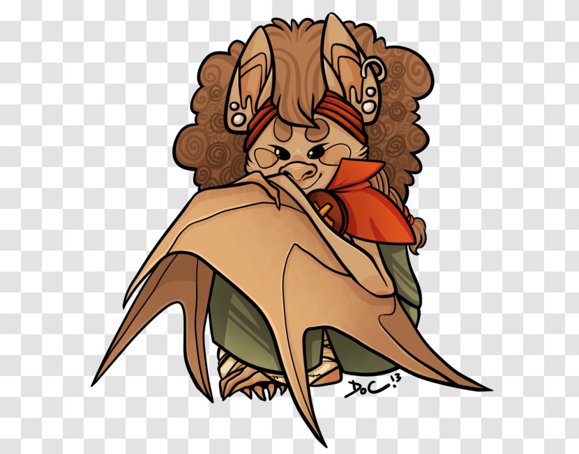 Little Brown Bat Mammal Roll20 Cat - Mythical Creature Transparent PNG