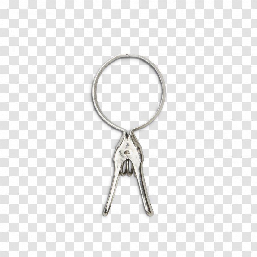 Clothing Accessories Key Chains Silver - Body Jewellery - Napkin Transparent PNG