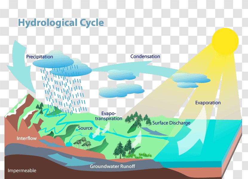 Water Resources Cycle Hydrology Evaporation Transparent PNG