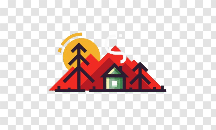 Motion Graphic Design Animation Graphics Behance - Dribbble - Mountains And Red Minimalist House Transparent PNG