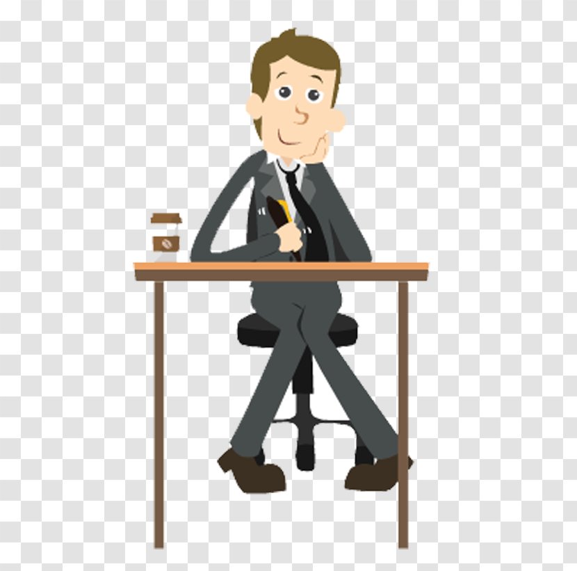 Business Man Animation - Cartoon Transparent PNG