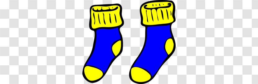 Sock Slipper Clothing Clip Art - Blue - Socks Cliparts Transparent PNG